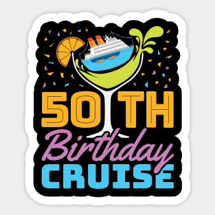 50th Birthday Sticker